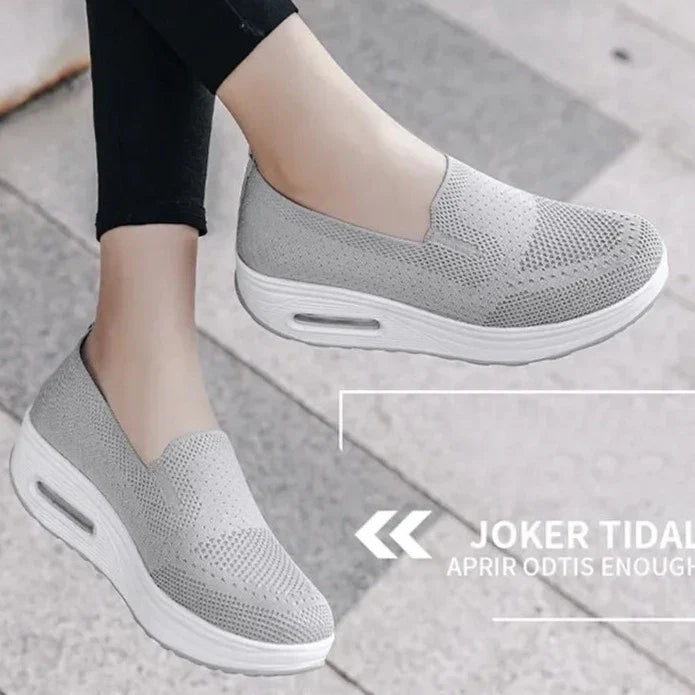 Women's Orthopedic Wedge Sneakers - Support, Comfort, and Fit