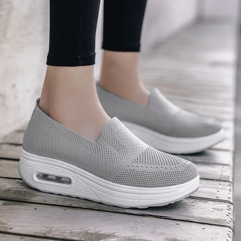 Women's Orthopedic Wedge Sneakers - Support, Comfort, and Fit