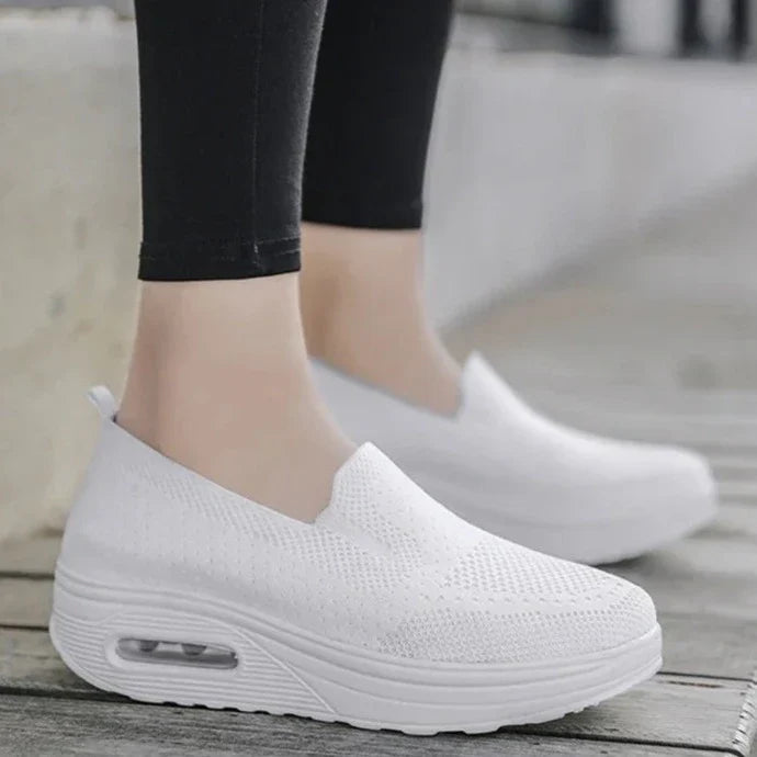 Women's Orthopedic Wedge Sneakers - Support, Comfort, and Fit