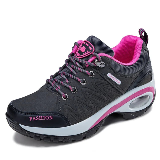 Women's Wedge Hiking Sneakers - Orthopedic, Durable