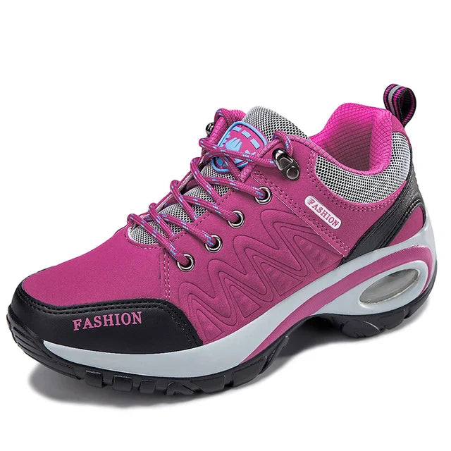 Women's Wedge Hiking Sneakers - Orthopedic, Durable