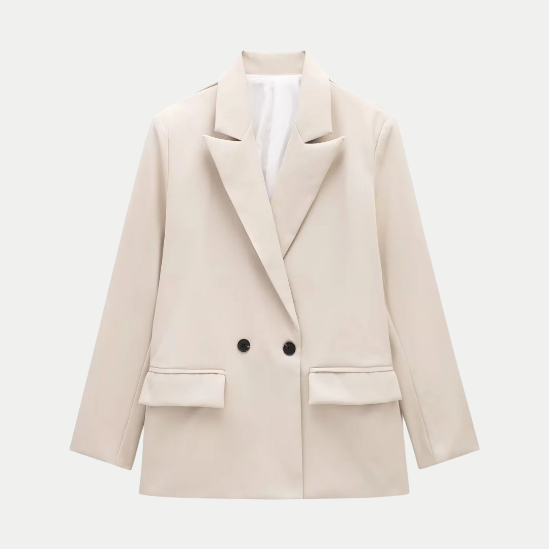 Elegant and modern double-breasted women's blazer