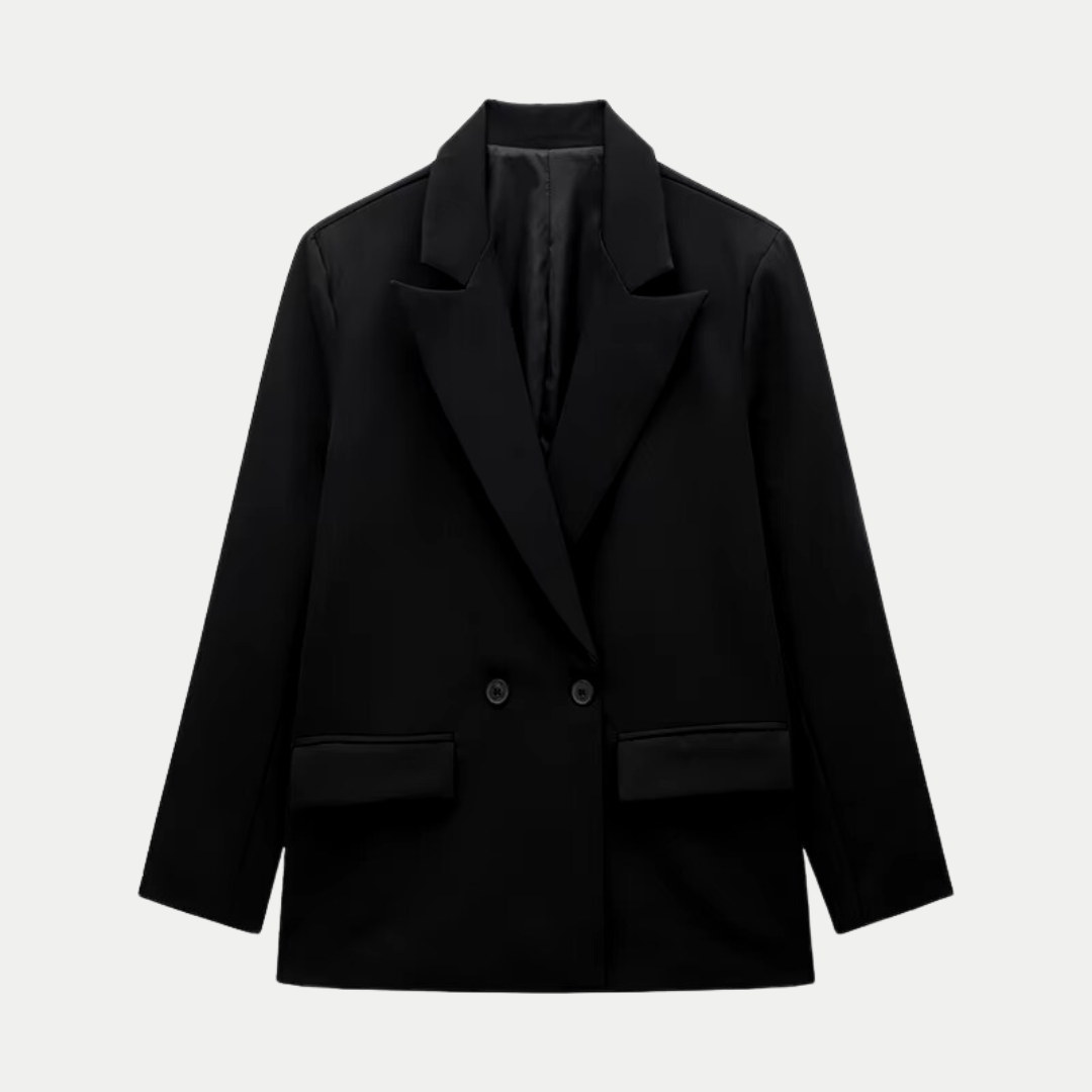 Elegant and modern double-breasted women's blazer