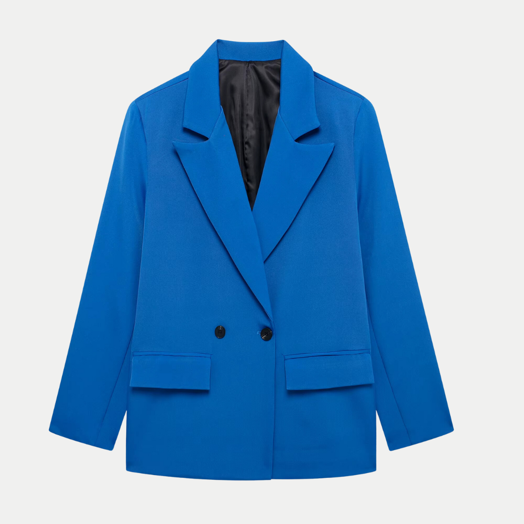 Elegant and modern double-breasted women's blazer