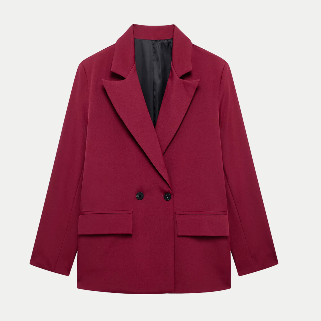 Elegant and modern double-breasted women's blazer