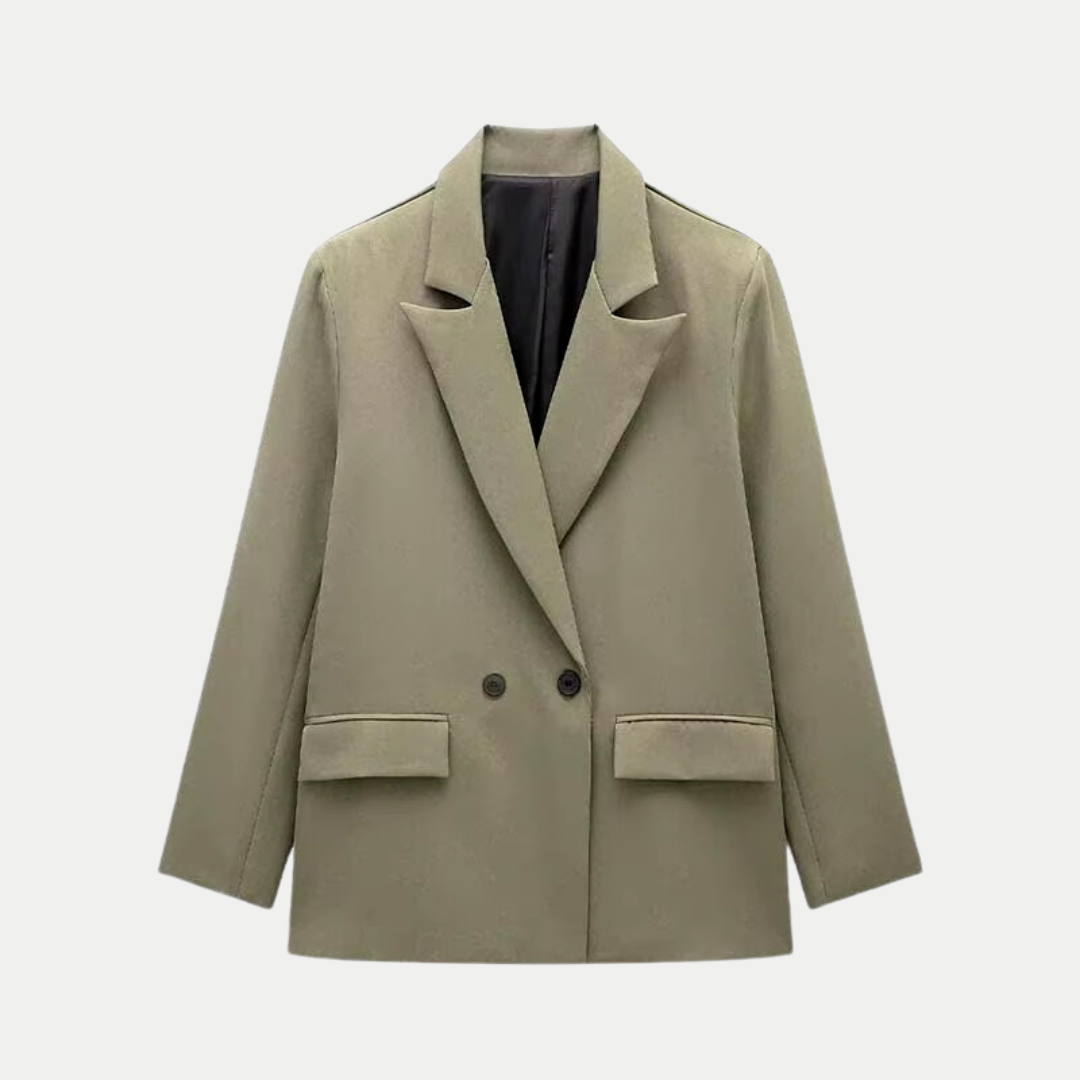 Elegant and modern double-breasted women's blazer
