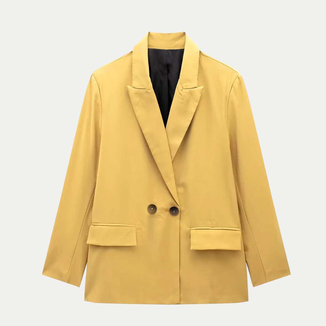Elegant and modern double-breasted women's blazer