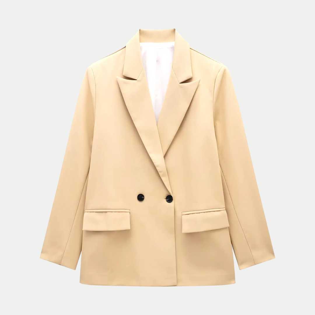 Elegant and modern double-breasted women's blazer