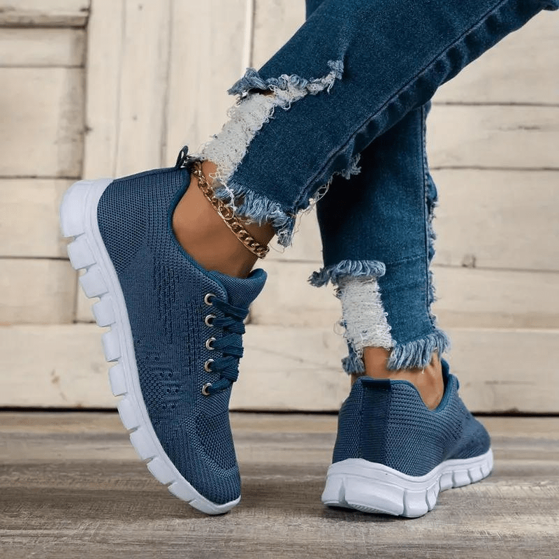 Chaussures de sport orthopédiques à lacets pour femmes - Confortables et polyvalentes