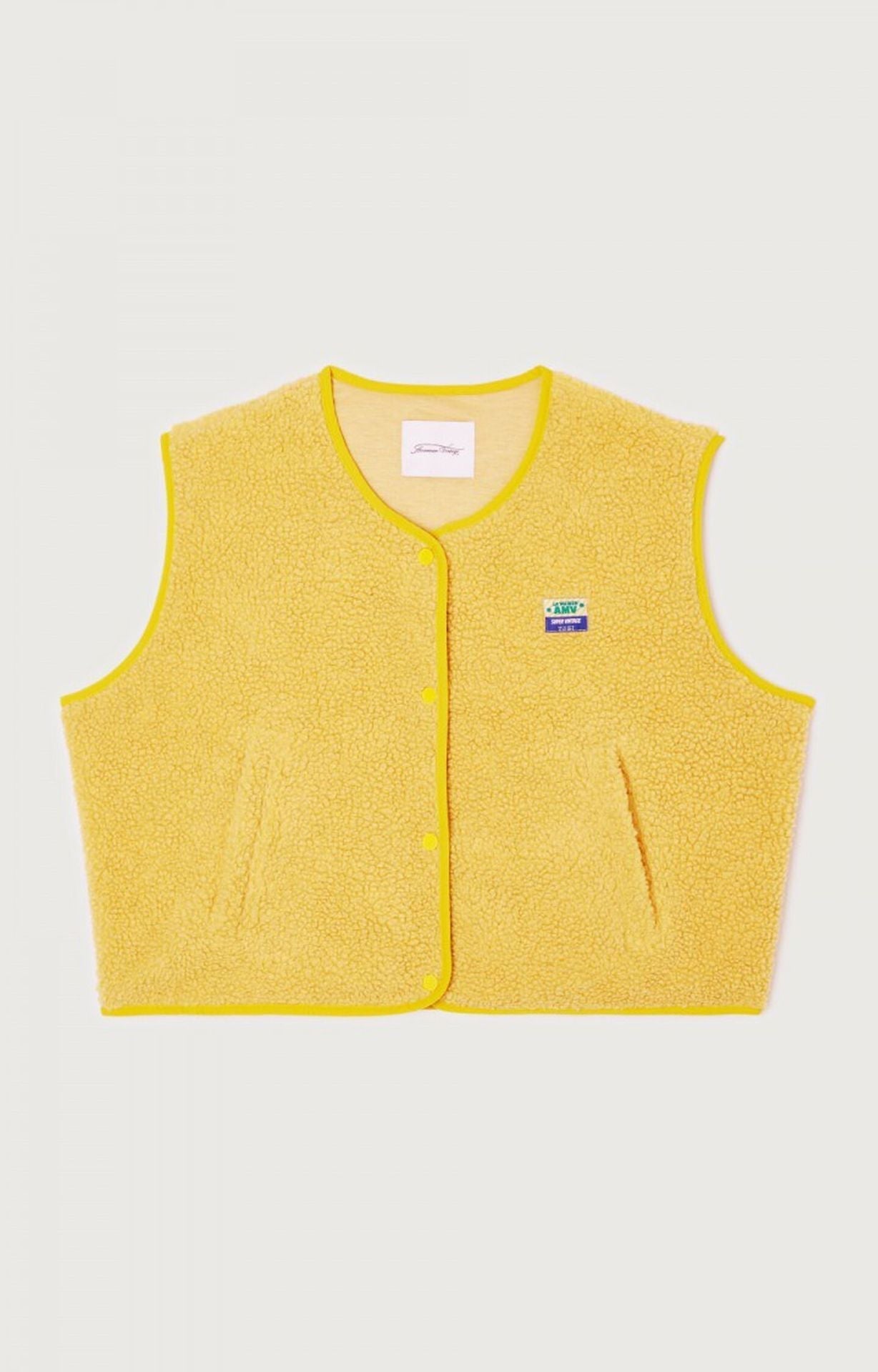 Women's Lambswool Button-Up Sleeveless Vest - Soft, Comfortable & Versatile