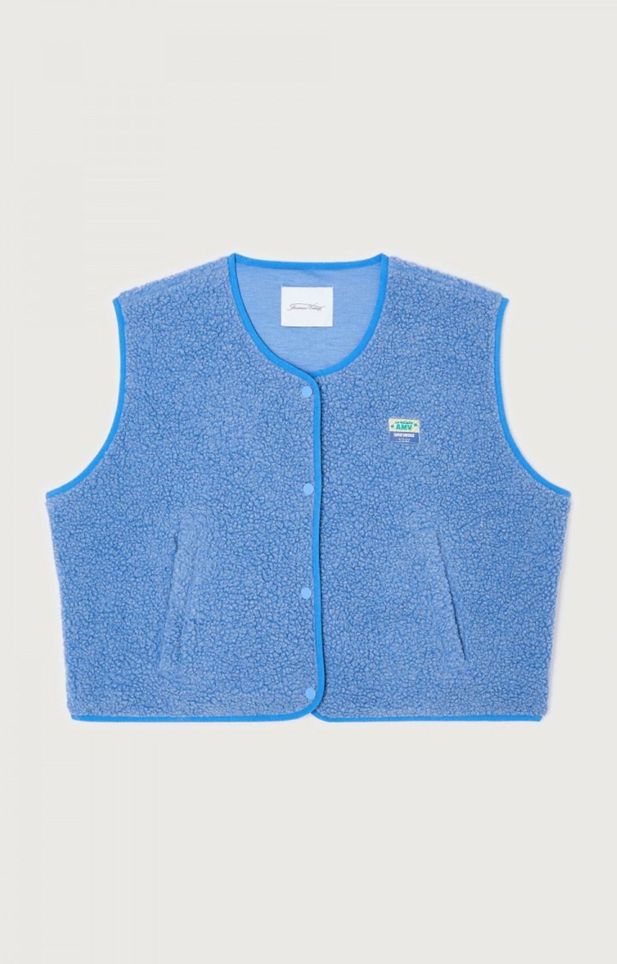 Women's Lambswool Button-Up Sleeveless Vest - Soft, Comfortable & Versatile