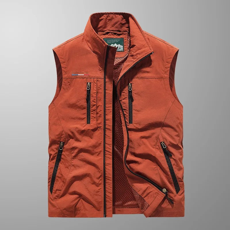 Men's Lightweight Multi-Pocket Utility Vest – Durable, Comfortable, Versatile