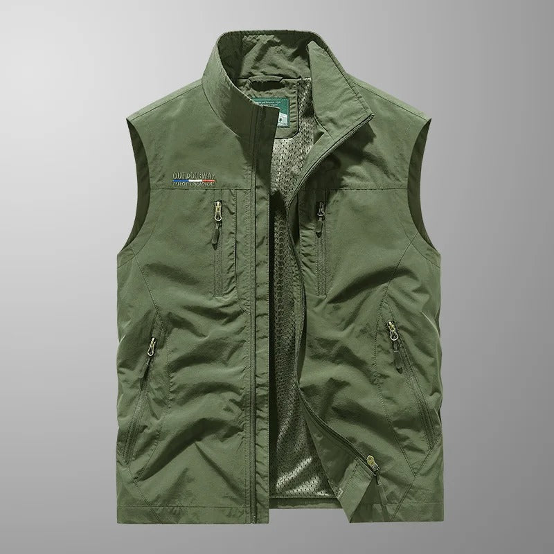 Men's Lightweight Multi-Pocket Utility Vest – Durable, Comfortable, Versatile