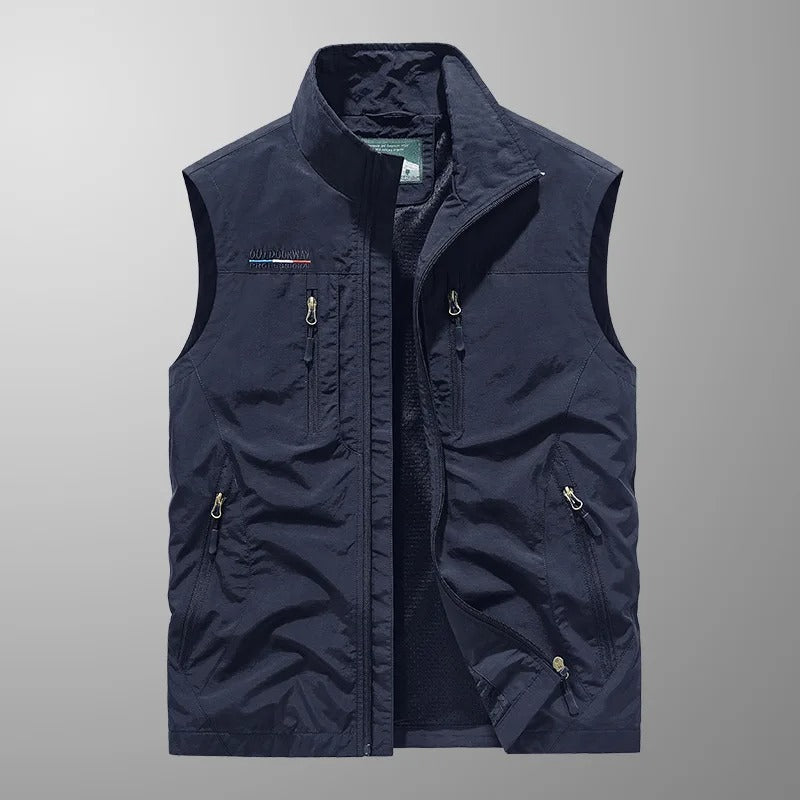Men's Lightweight Multi-Pocket Utility Vest – Durable, Comfortable, Versatile