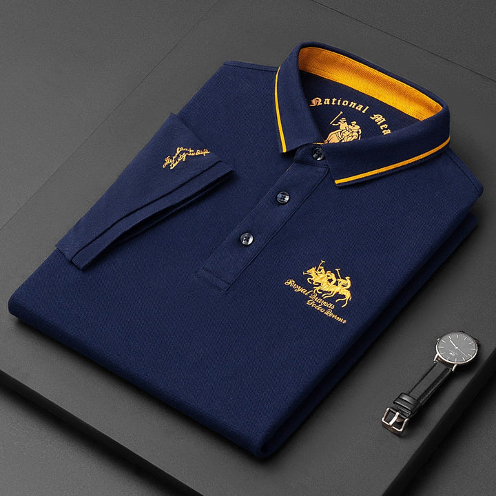 Polo de luxe haut de gamme et élégant pour homme - Respirant, coupe classique, coton doux, t-shirt décontracté