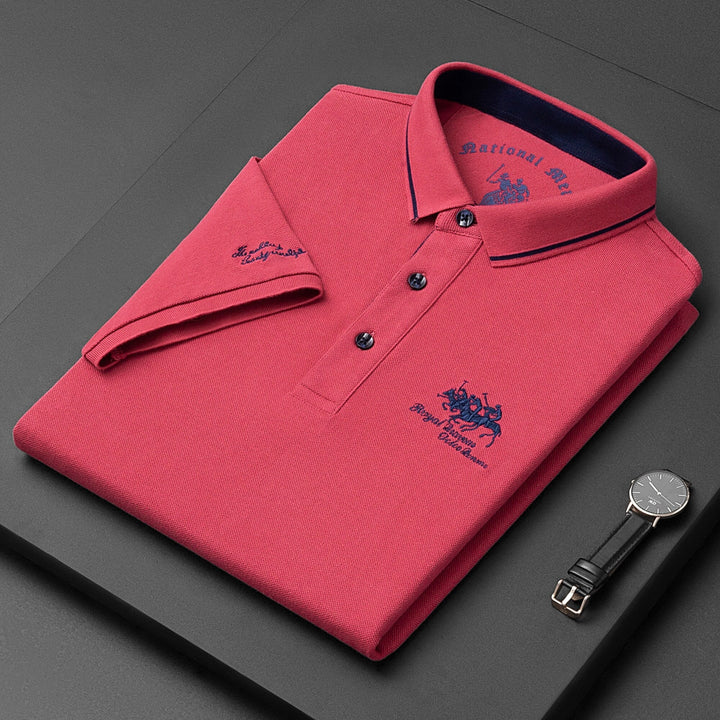 Polo de luxe haut de gamme et élégant pour homme - Respirant, coupe classique, coton doux, t-shirt décontracté