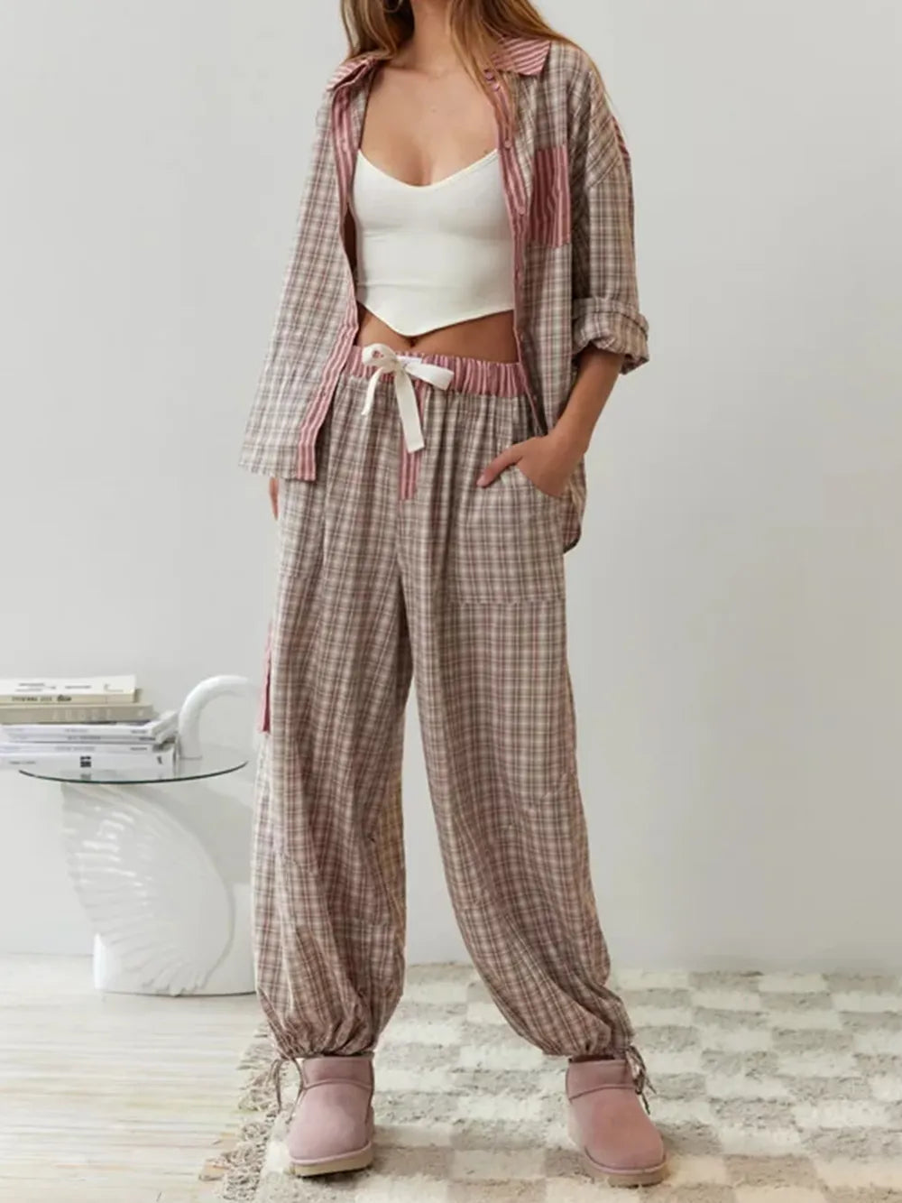 Women's Luxury Relaxed Fit 2 Piece Pajama Set - Comfort, Quality