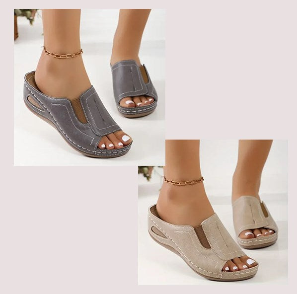 Women's Orthopedic Wedge Sandals - Comfort, Support, Breathability