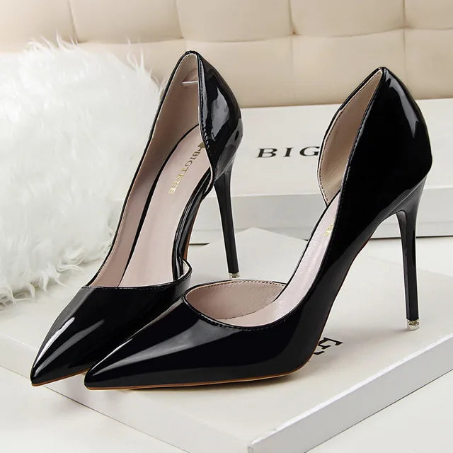 Women's Orthopedic Pointed Toe Stiletto Heels - Stability, Elegance