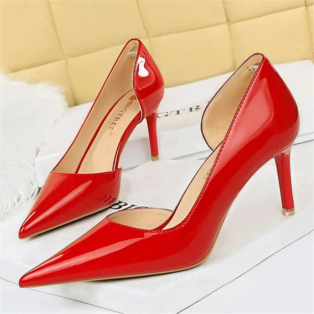 Women's Orthopedic Pointed Toe Stiletto Heels - Stability, Elegance