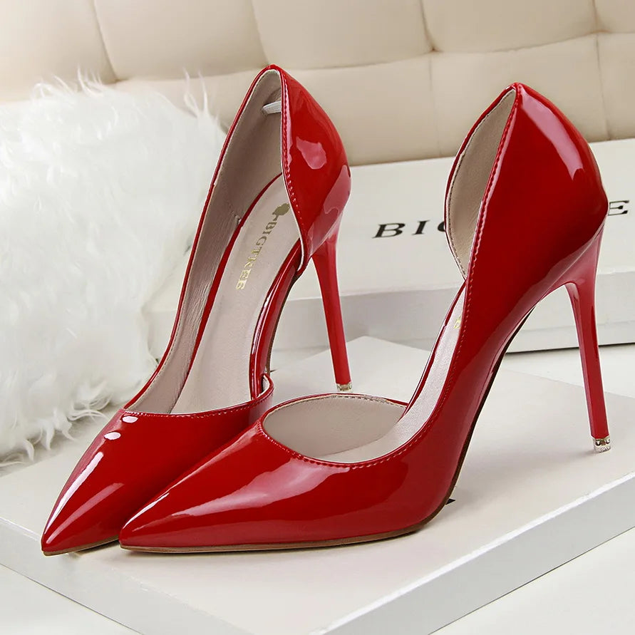 Women's Orthopedic Pointed Toe Stiletto Heels - Stability, Elegance