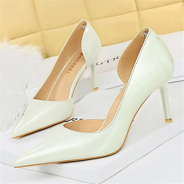 Women's Orthopedic Pointed Toe Stiletto Heels - Stability, Elegance