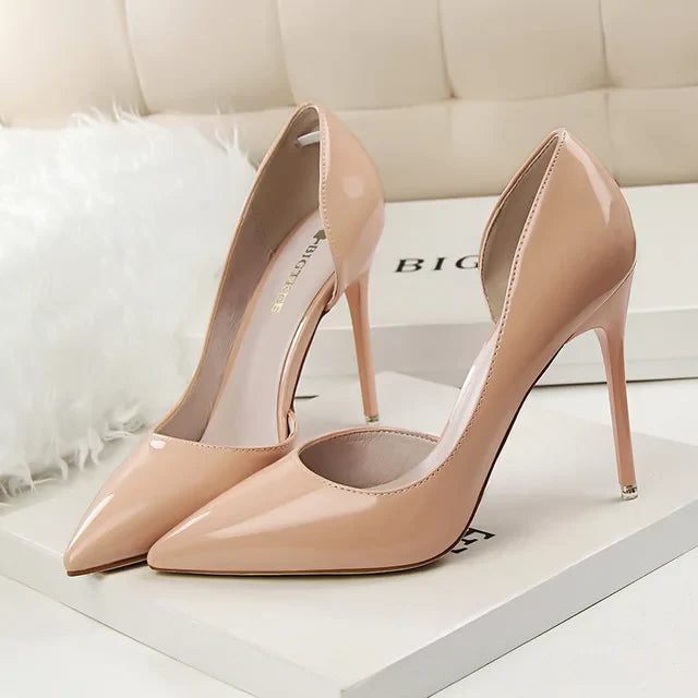 Women's Orthopedic Pointed Toe Stiletto Heels - Stability, Elegance