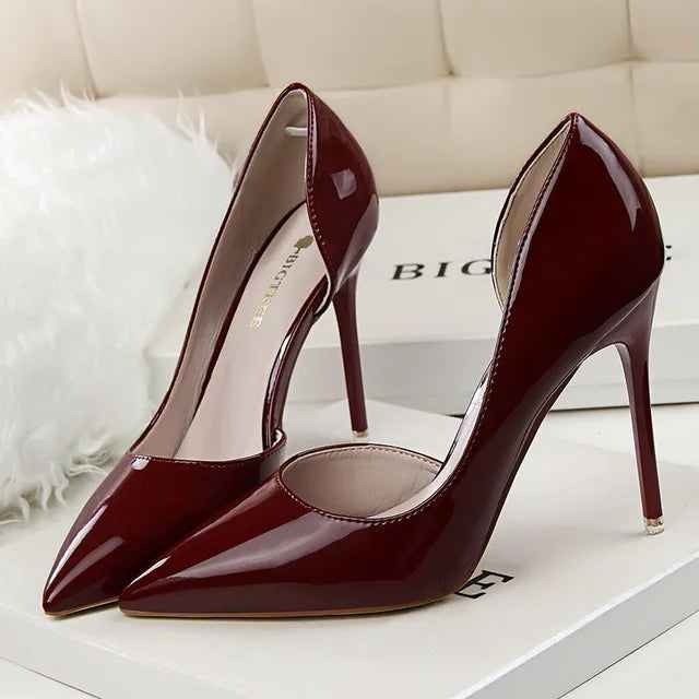 Women's Orthopedic Pointed Toe Stiletto Heels - Stability, Elegance