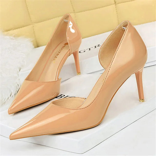 Women's Orthopedic Pointed Toe Stiletto Heels - Stability, Elegance