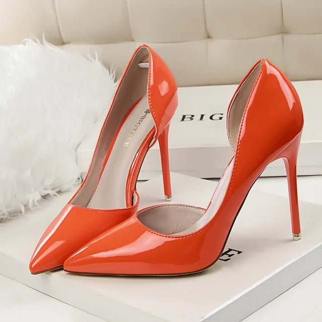 Women's Orthopedic Pointed Toe Stiletto Heels - Stability, Elegance