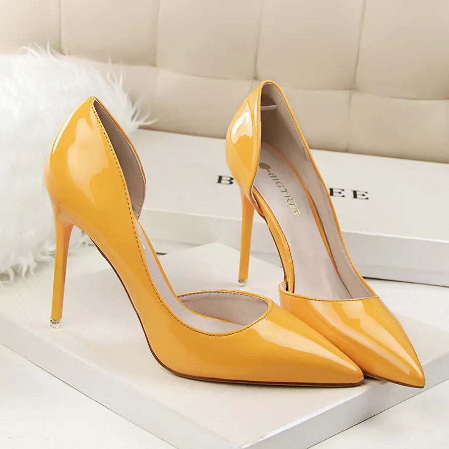 Women's Orthopedic Pointed Toe Stiletto Heels - Stability, Elegance
