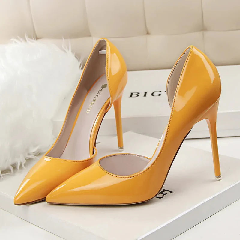 Women's Orthopedic Pointed Toe Stiletto Heels - Stability, Elegance