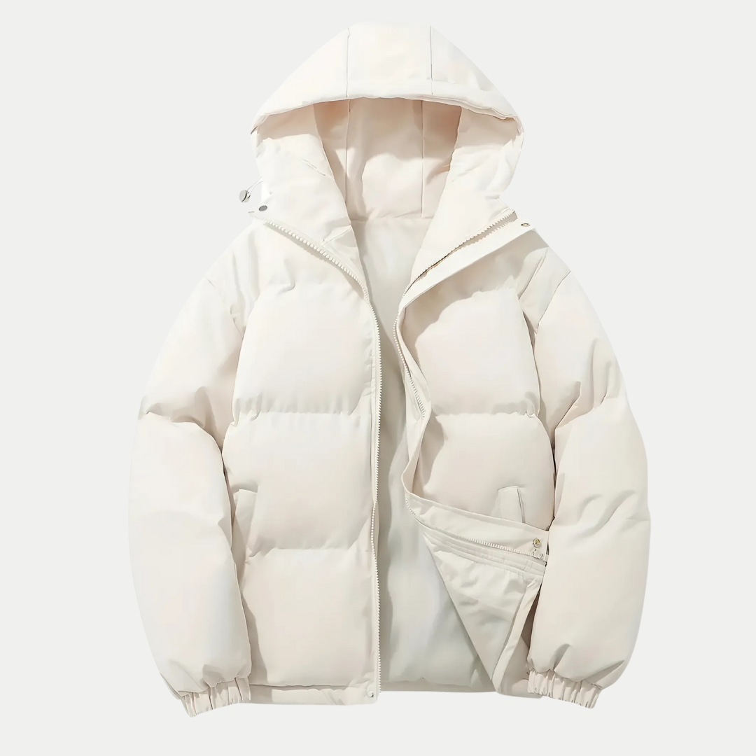 Men's Classic Winter Bomber Jacket with Hood