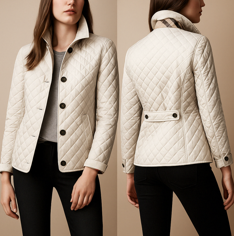 Women's Elegant Stylish Silk Blend Cotton Jacket - Lightweight, Breathable