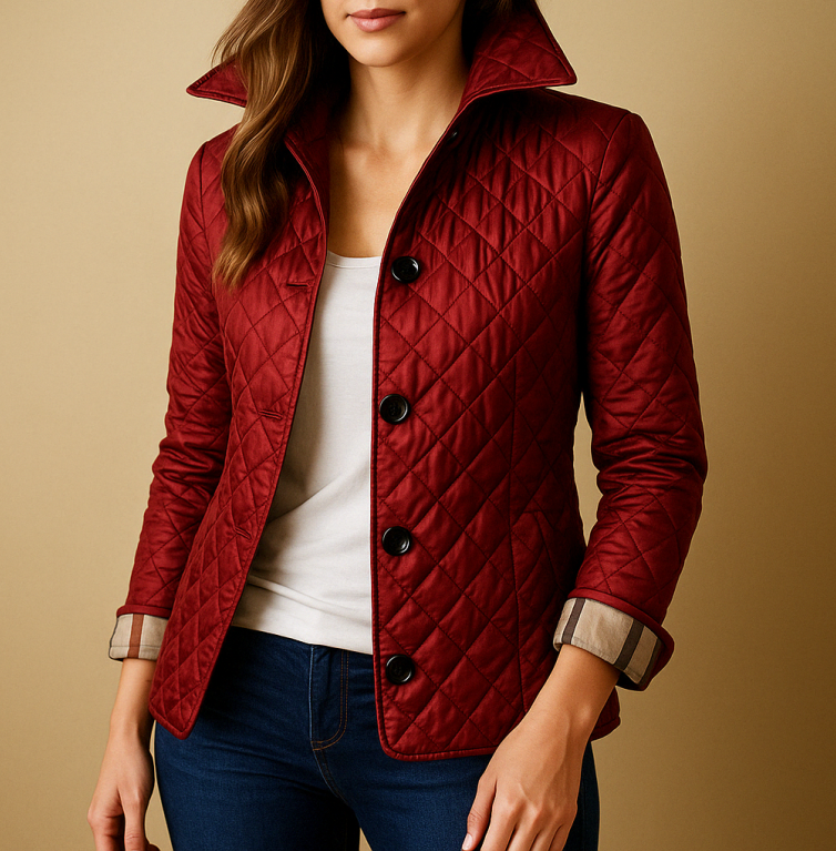 Women's Elegant Stylish Silk Blend Cotton Jacket - Lightweight, Breathable