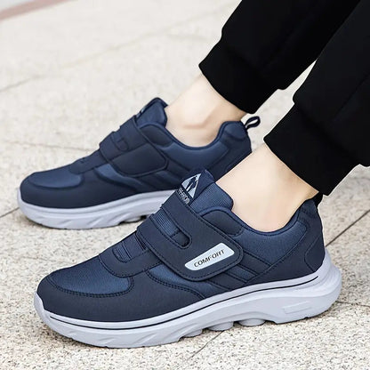 Baskets orthopédiques confortables à scratch pour homme - Légères et résistantes 