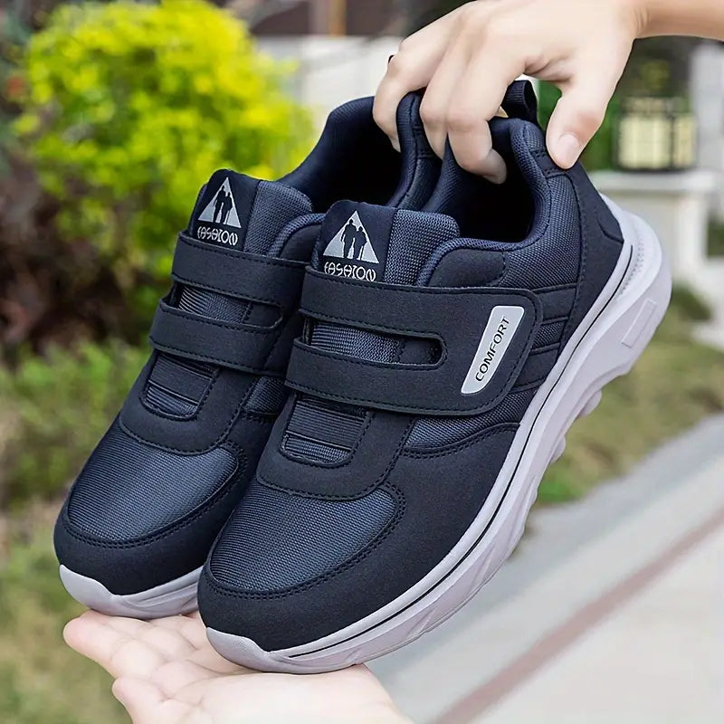 Baskets orthopédiques confortables à scratch pour homme - Légères et résistantes 