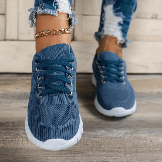 Chaussures de sport orthopédiques à lacets pour femmes - Confortables et polyvalentes 