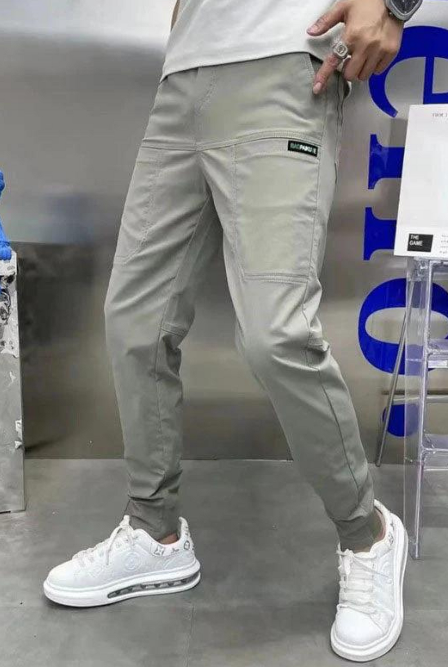 Pantalon cargo extensible, confortable et flexible pour homme, de qualité supérieure, respirant et utilitaire, avec poches, pour le quotidien, le travail et les activités de plein air. 