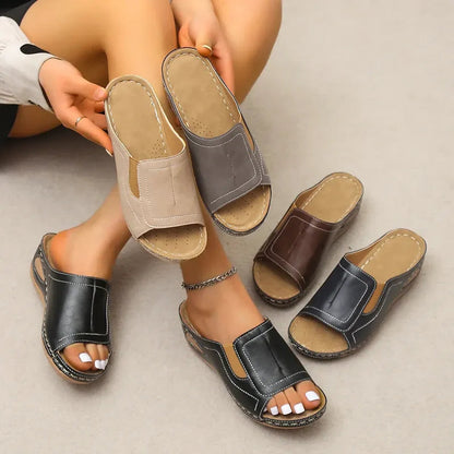 Women's Orthopedic Wedge Sandals - Comfort, Support, Breathability