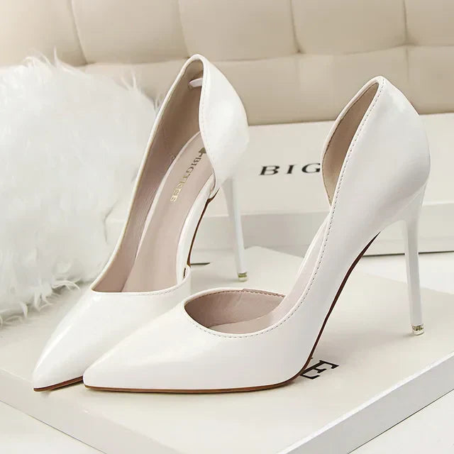 Women's Orthopedic Pointed Toe Stiletto Heels - Stability, Elegance